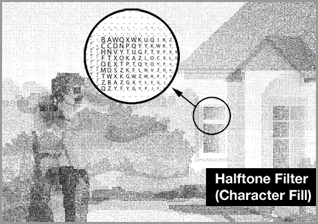 Phantasm CS Halftone Filter closeup