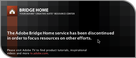 Adobe, bir servisini sonlandırdı. gen adobe bridge service cancel Adobe, bir servisini sonlandırdı.