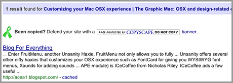 Copyscape to catch plagiarism