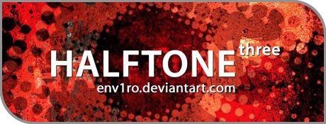 Halftone brushes for Photoshop
