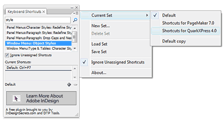 Keyboard Shortcuts Plugin For Adobe Indesign And Incopy The Graphic Mac Apple Adobe Design